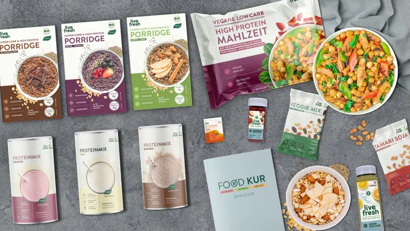 LiveFresh Foodkur: vegane Abnehmkur für langfristige Erfolge